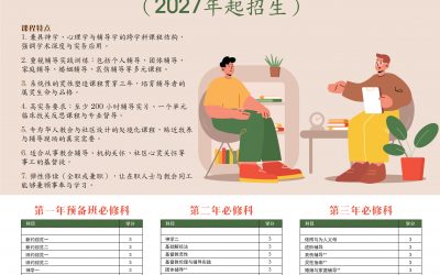 基督教辅导文学硕士 (2027年起招生)